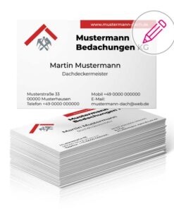 Visitenkarten für Dachdecker