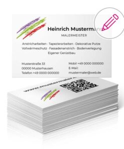 Visitenkartenvorlage für Maler