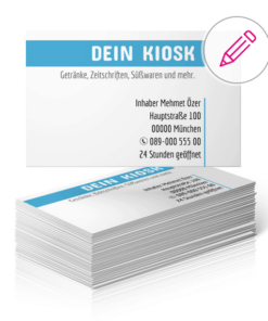 visitenkarten vorlage einzelhandel