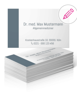 visitenkarten vorlage für ärzte