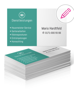 visitenkarten vorlagen für dienstleister